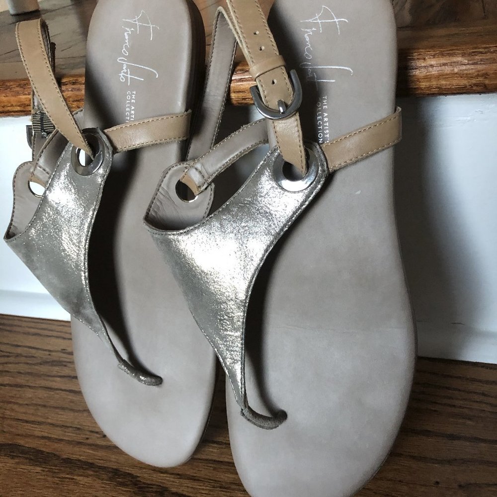 Franco Sarto Leather Sandal Size 10M